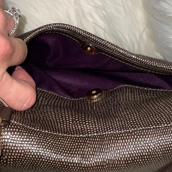 Coach Madison Sadie Flap Leather Satchel Bag Purse - Picture 6 of 16